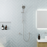 Kaya Rail Fienza Shower - Chrome